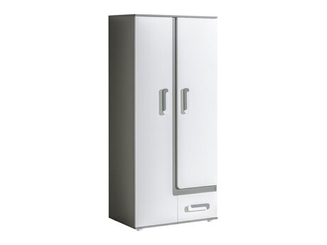 Garderobeskab Aviseve 106 (Antracit + Hvid)
