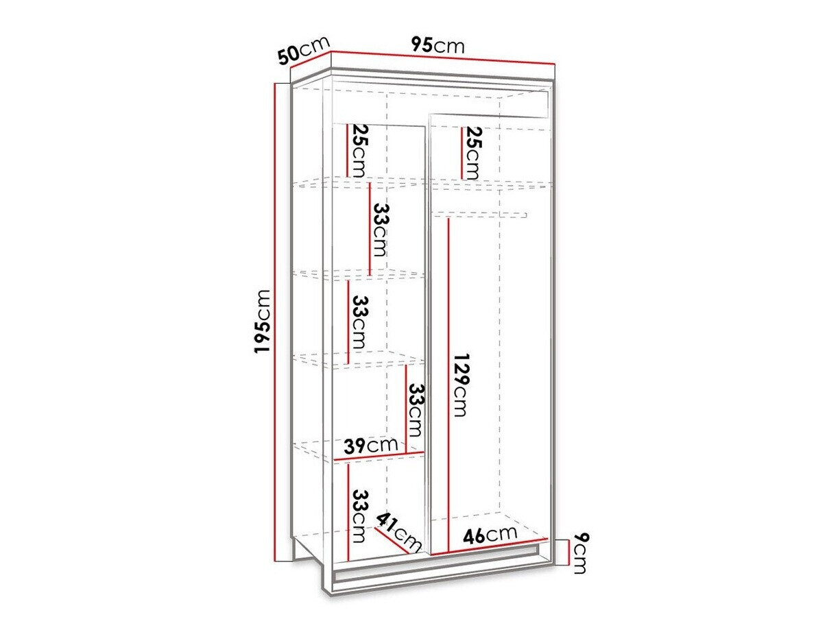 Garderobeskab Luliru 126