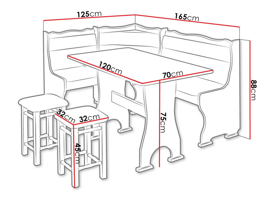 Køkkenhjørne Edmond 106