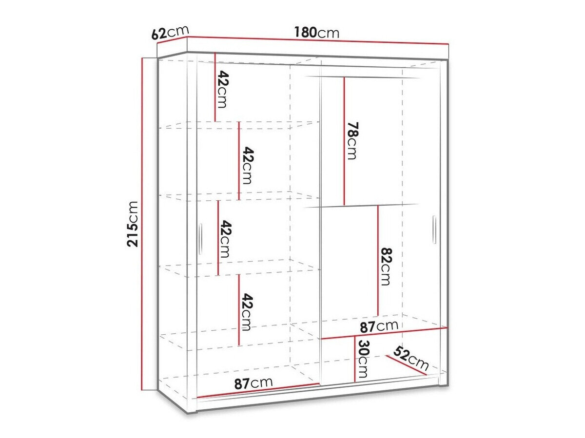 Garderobeskab Catromi 119 (Kloster eg)