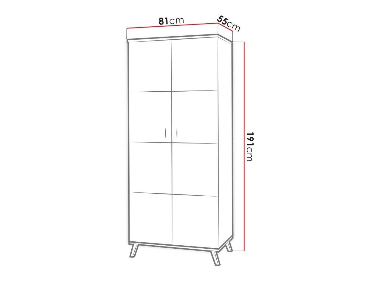 Garderobeskab Talsere 100