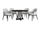 Spisestuesæt Racine 137 (Sort + Baloo 2085)