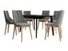 Spisestuesæt Racine 139 (Brun + Magic Velvet 2217)