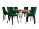 Spisestuesæt Racine 139 (Sort + Magic Velvet 2225)
