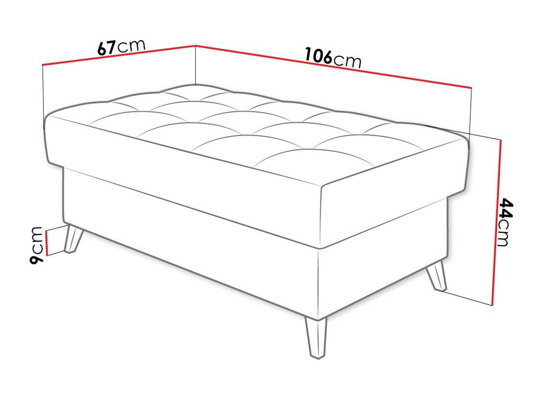 Polstret bænk Comfivo 236 (Magic Velvet 2227)