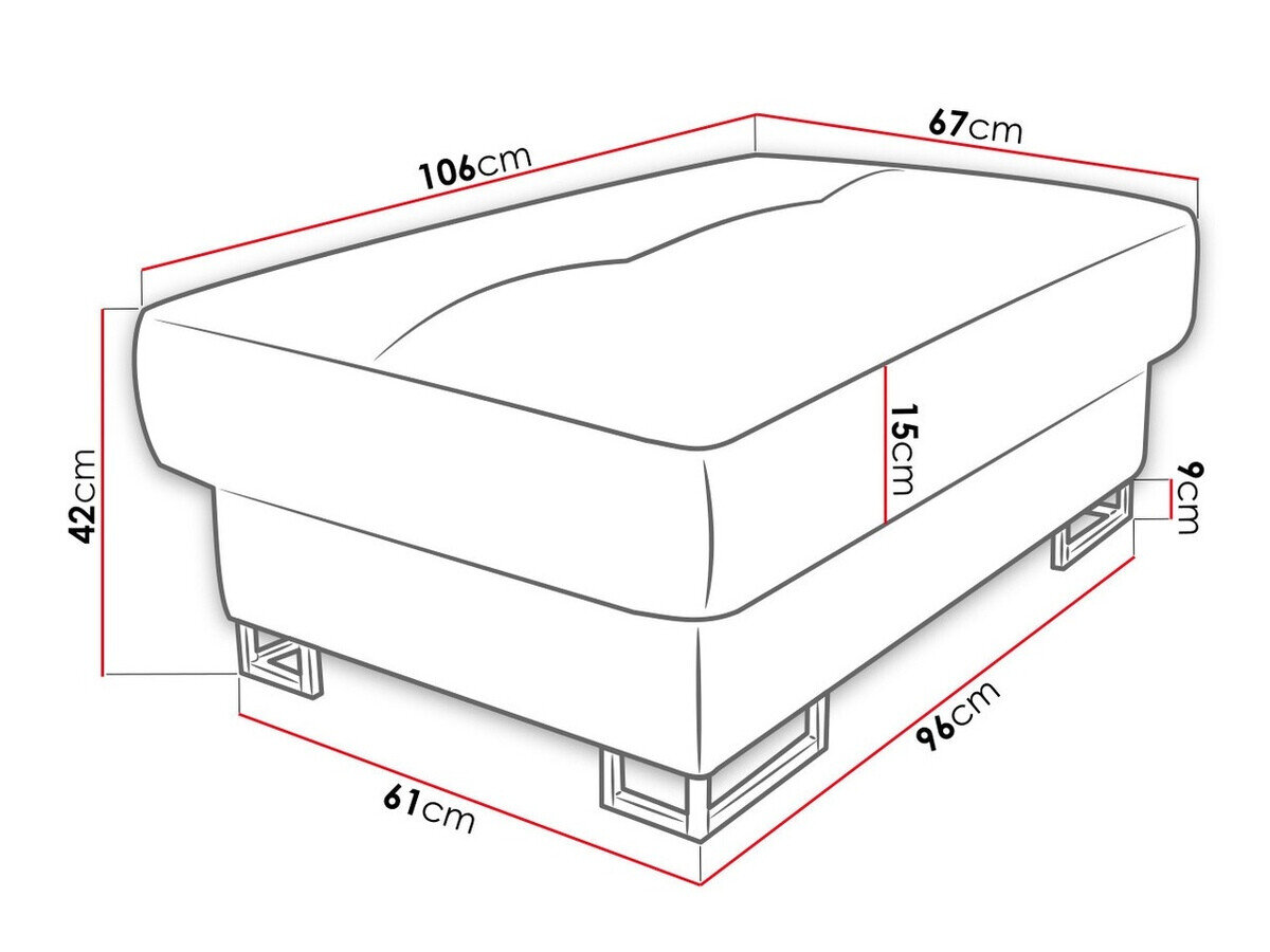 Polstret bænk Comfivo 238 (Soft 011 + Lux 06)