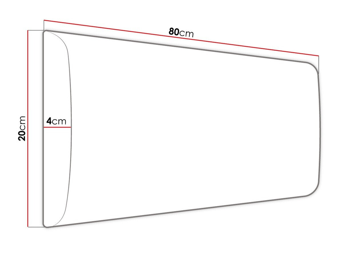 Blødt vægpanel Comfivo 291 (Soft 017) (80x20)
