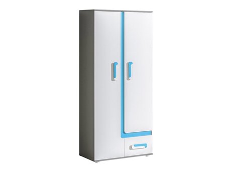 Reol Levtala 103 (Antracit + Hvid + Turkis)