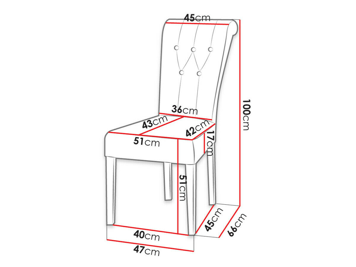 Spisestuesæt Racine 143 (Hvid + Magic Velvet 2219)