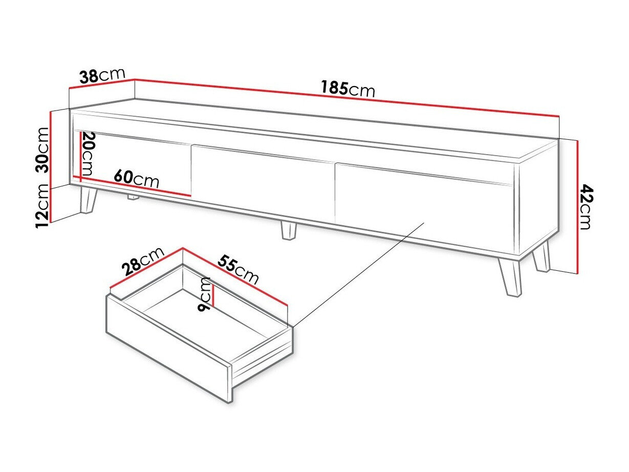 TV-bord Melevara 101