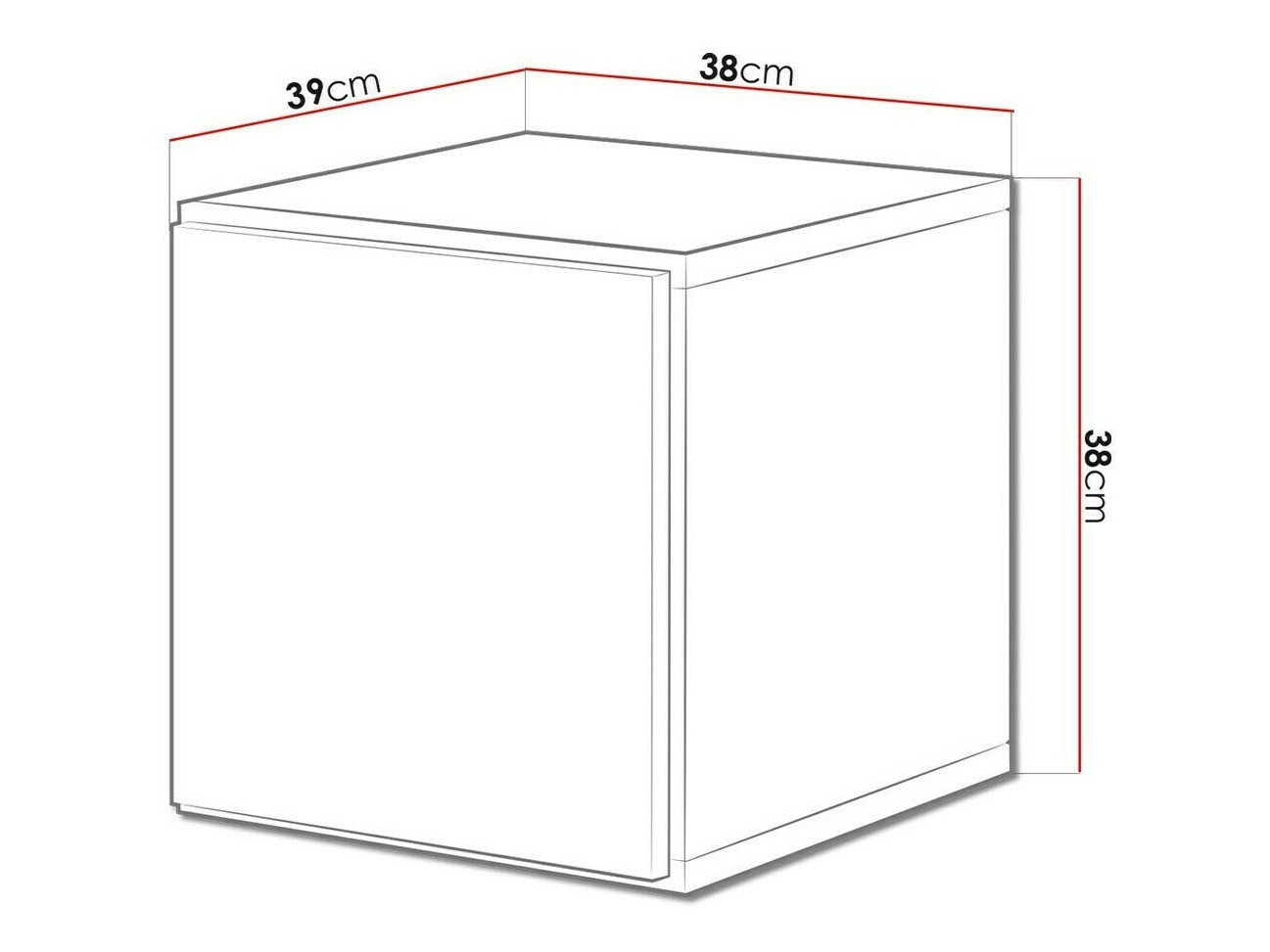 Vægskab Corbele 104 (Antracit + Wotan eg)
