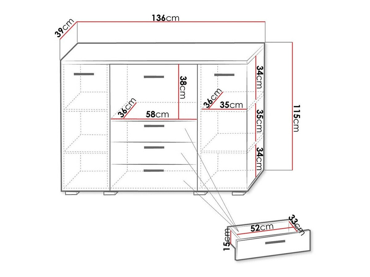 Kommode Nashville 101 (VI)