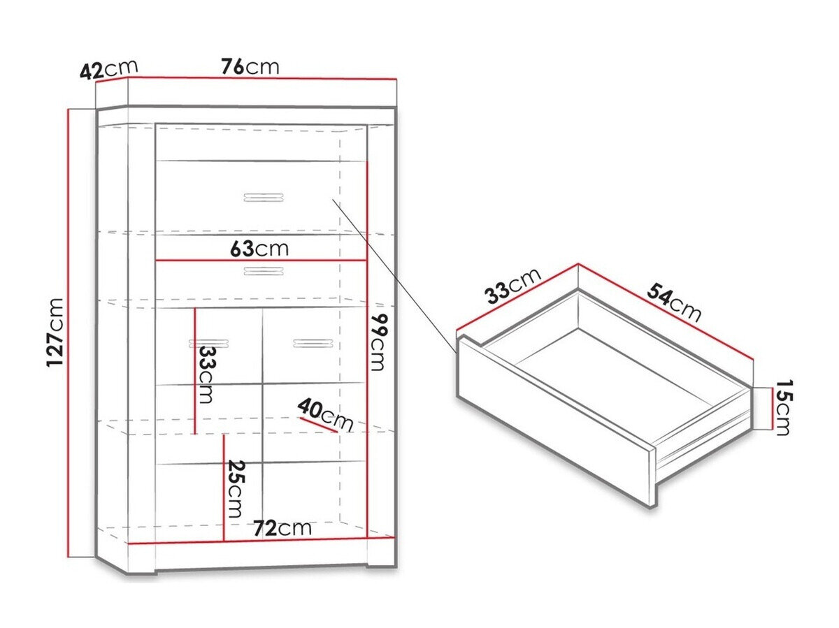 Kommode Serfeno 103 (Ask)