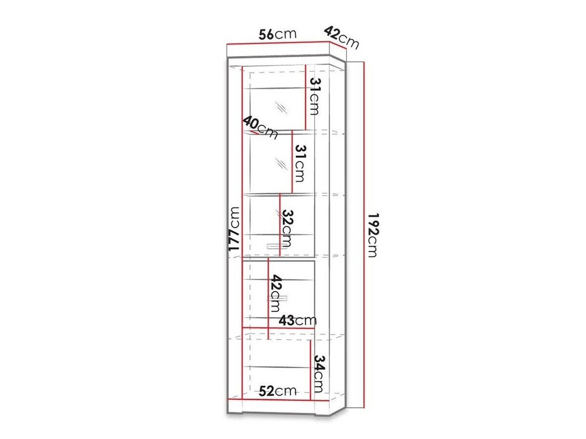 Reol Serfeno 102 (Craft hvid)