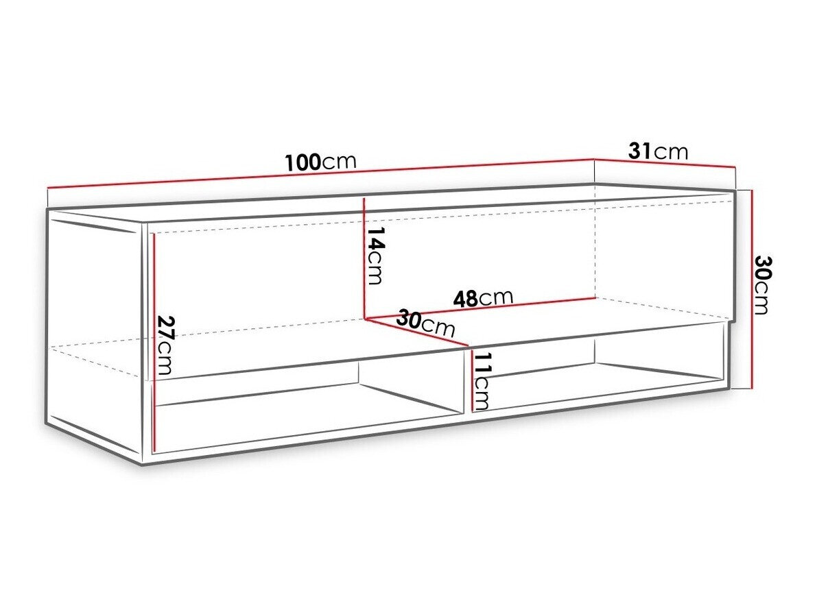 TV-bord Sarasota 117 (Wotan eg)