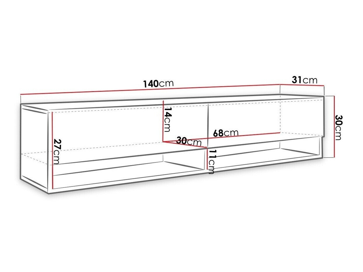 TV-bord Sarasota 118 (Wotan eg)