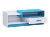 TV-bord Lorlare 111 (Hvid + Turkis)