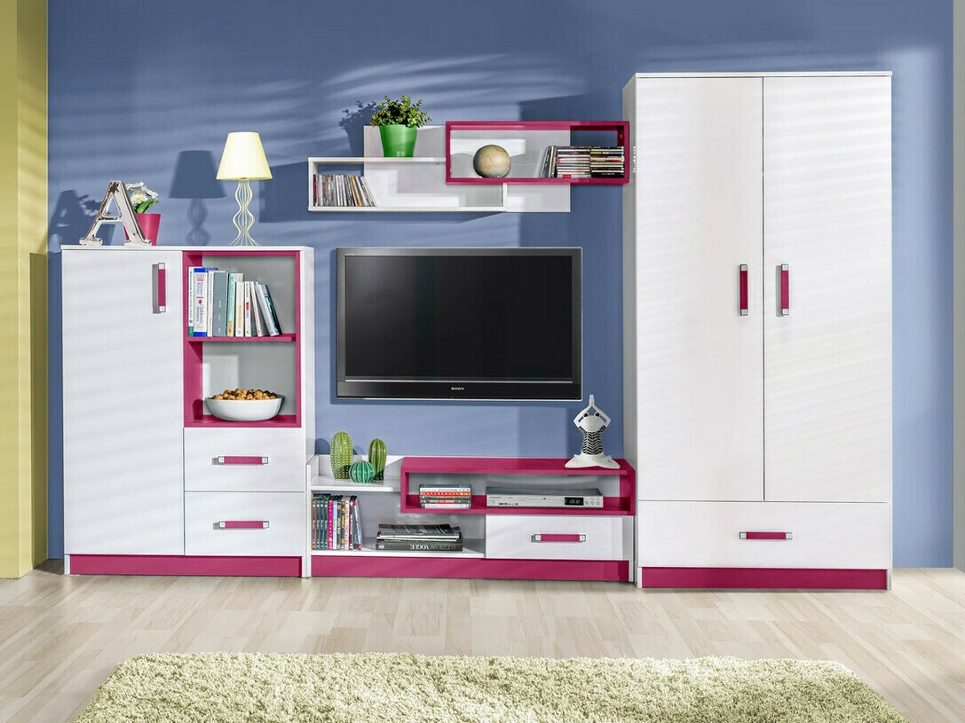 Kommode Lorlare 105 (Hvid + Grå)