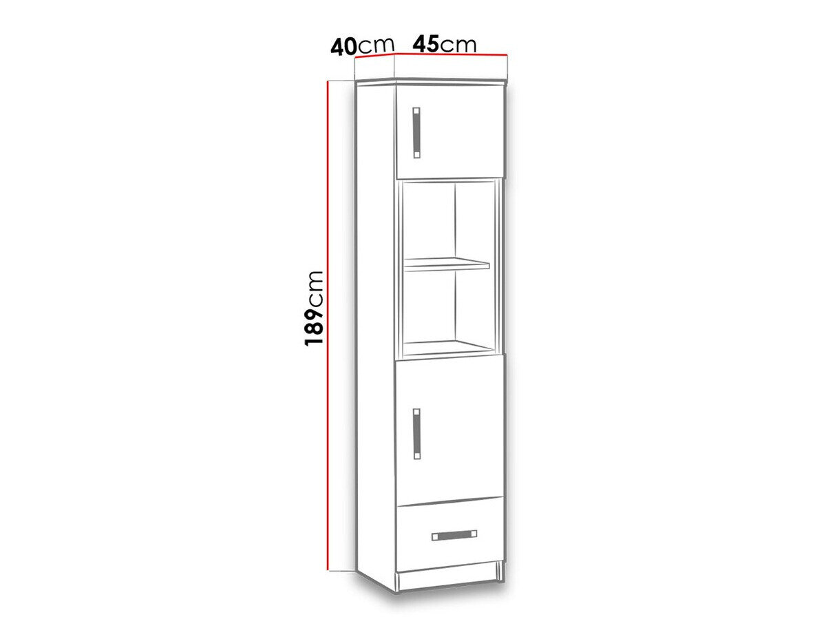 Reol Lorlare 102 (Hvid + Grå)