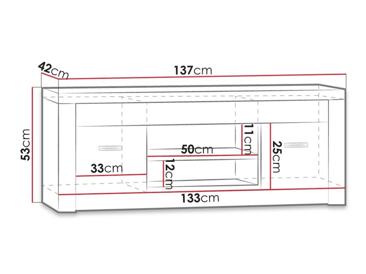 TV-bord Serfeno 106 (Ask)