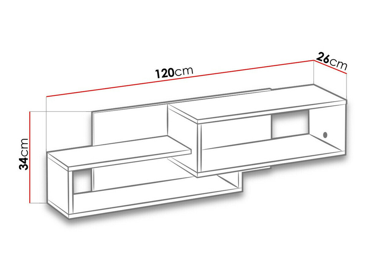 Vægreol Lorlare 104 (Hvid + Grå)