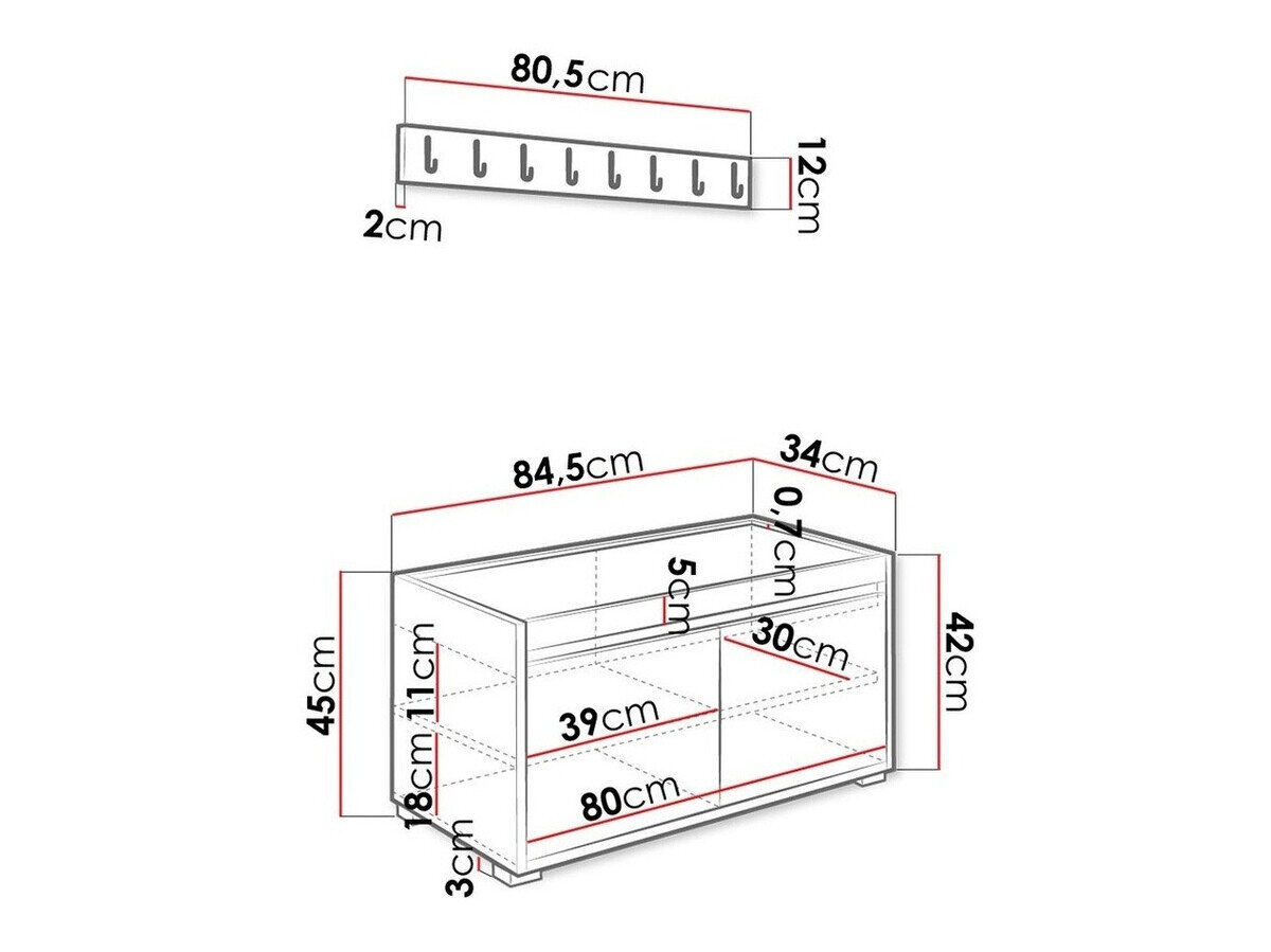 Entrésæt Comfivo 392 (Hvid + Manila 09)