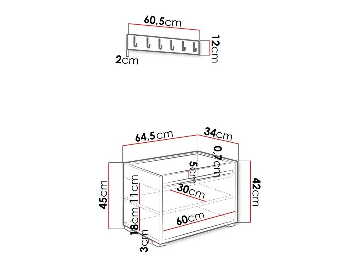 Entrésæt Comfivo Pinus V (Hvid + Soft 011)
