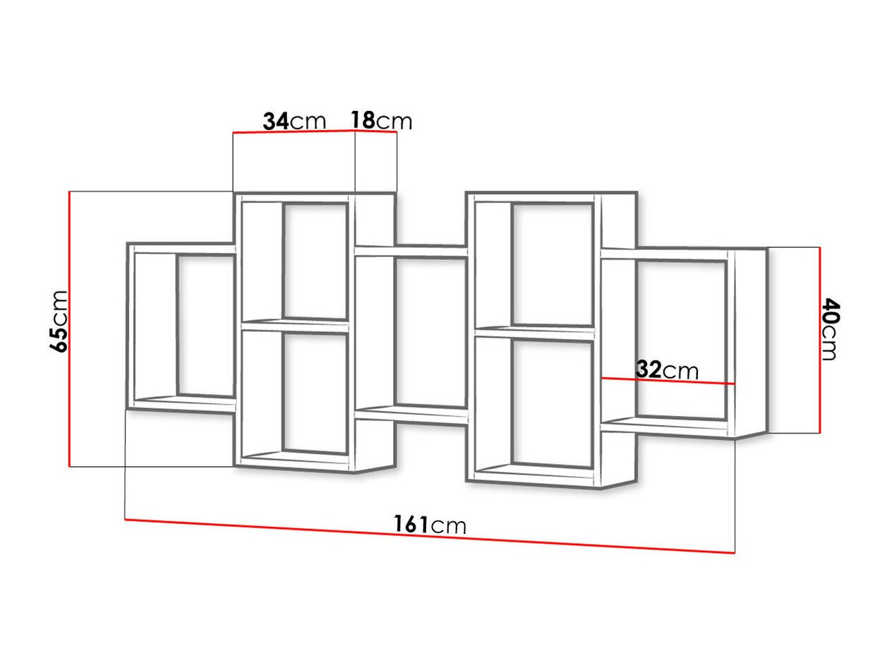 Vægreol Sarasota 103 (Beton)
