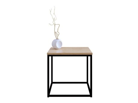 Sofabord Germantown 106 (Mat sort + egetræ)