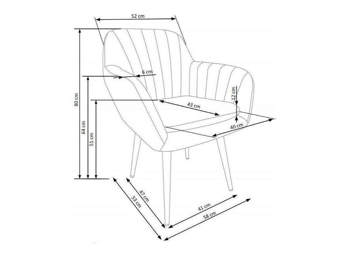 Stol Houston 1220 (Mørkegrøn)