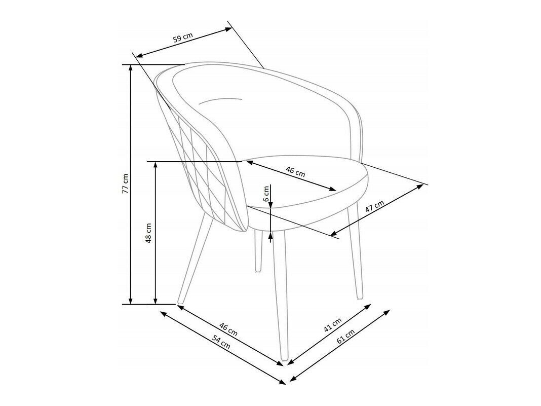 Stol Houston 1230 (Grå)