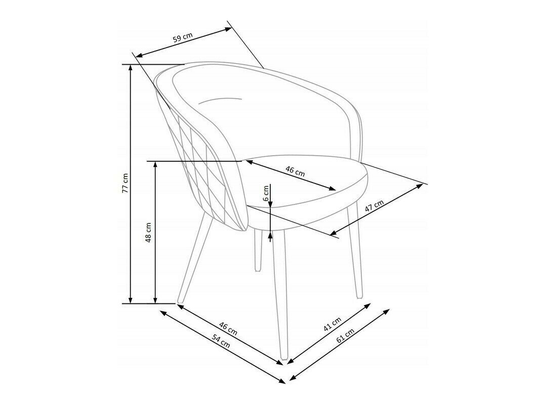 Stol Houston 1230 (Mørkegrøn)