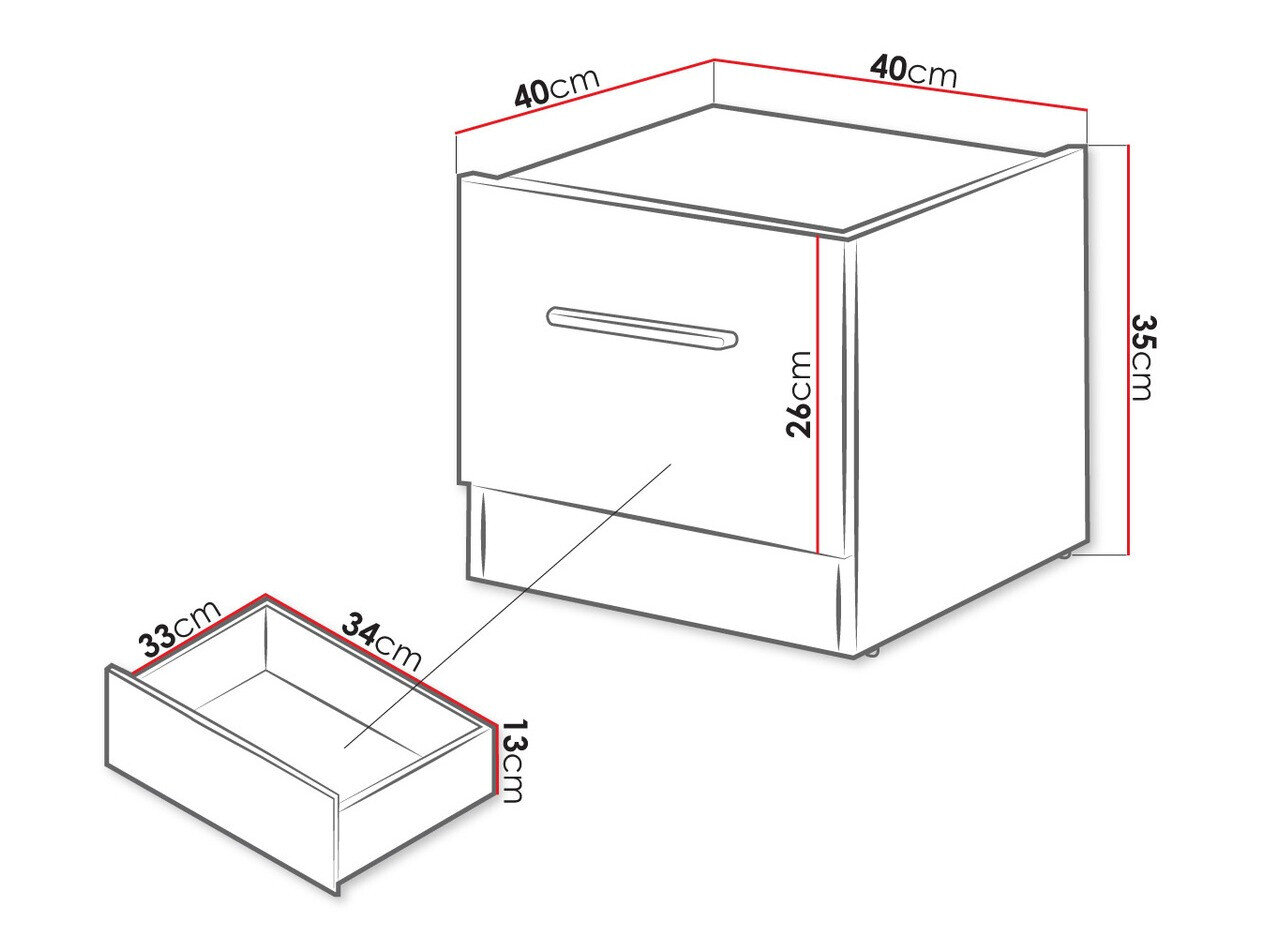 Sengebord Livsori 111