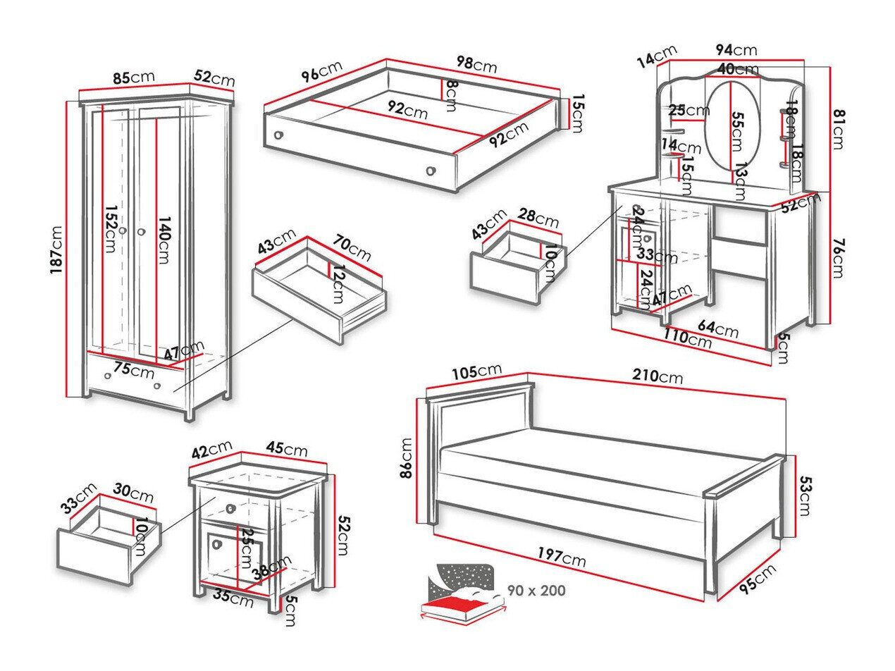 Møbelsæt Romelbo 120