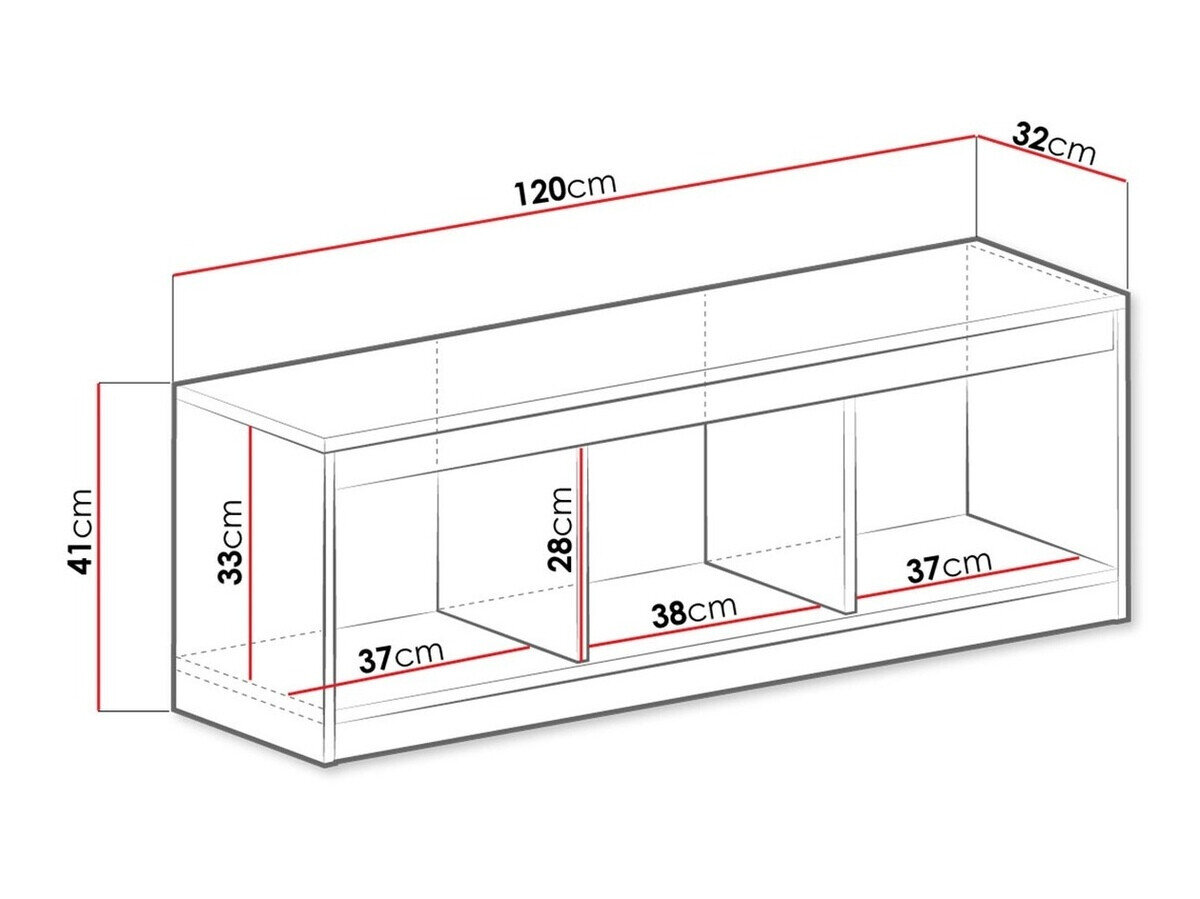 Vægreol Merevari 106 (Hvid + Blankt Turkis)