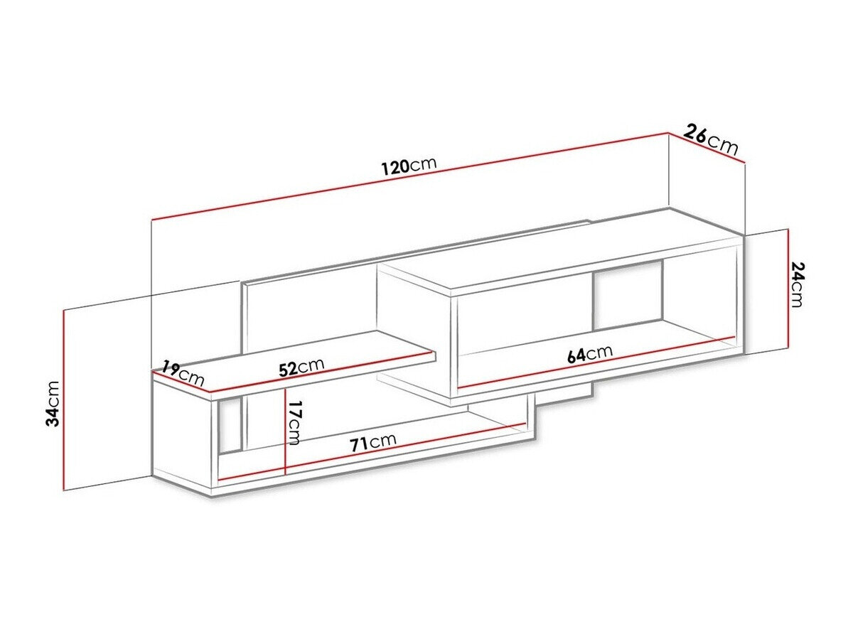 Vægreol Sorviru 105 (Hvid + Lyserød)