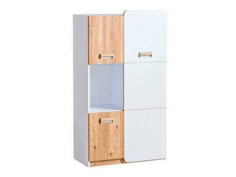 Reol Ophmora 104 (Egetræ + Hvid)