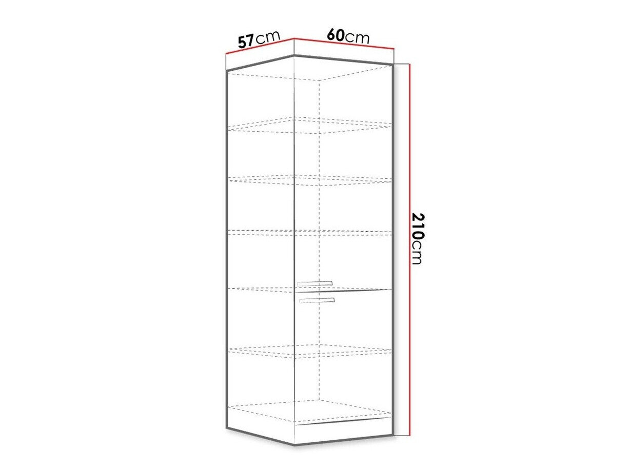 Modulskab med låger Multi White 115
