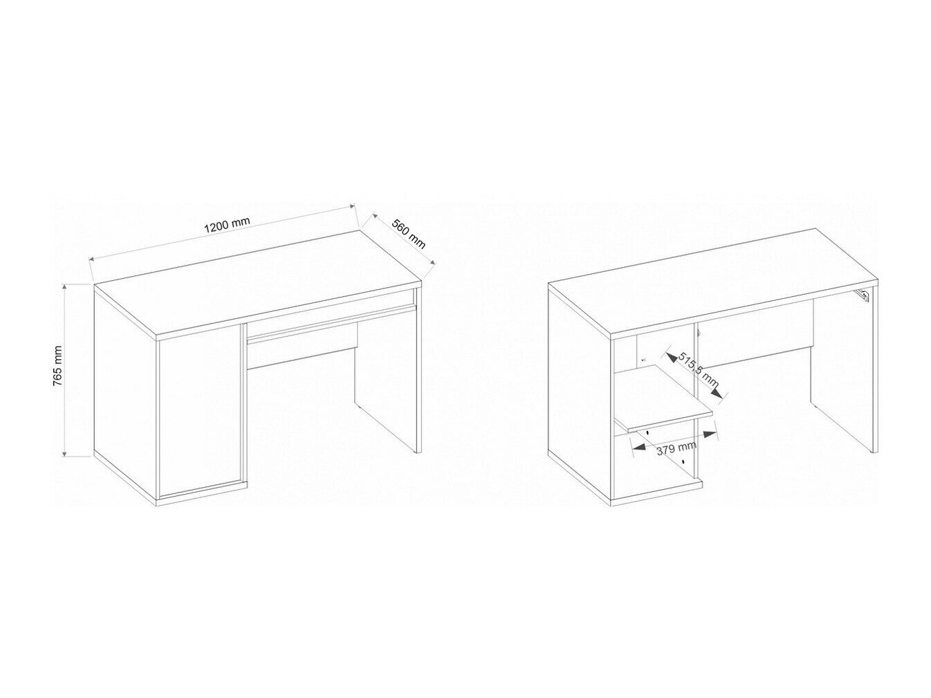 Skrivebord Marvesi 125