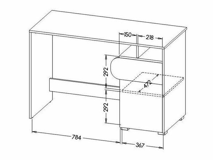 Skrivebord Lomteo 107