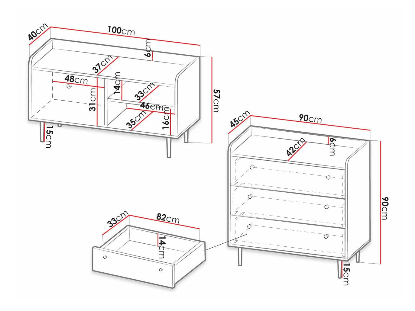 Stuemøbelsæt Ferenou 114