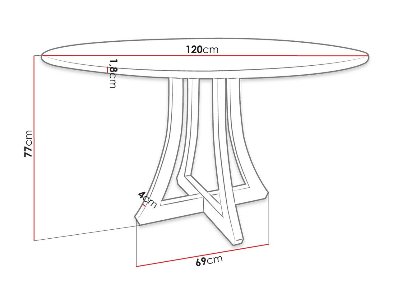Bord Racine 121 (Sort)