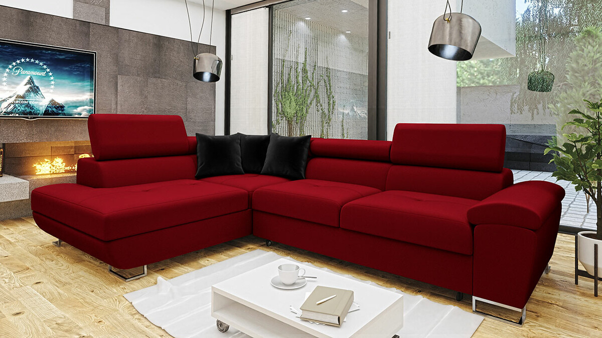 Hjørnesofa Comfivo Ruta II (Venus Velvet 2926 + Magic Velvet 2219)
