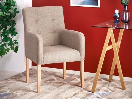 Lænestol Houston 1056 (Honning eg + Beige)