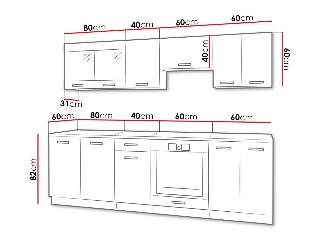 Køkkensæt Tucson 162