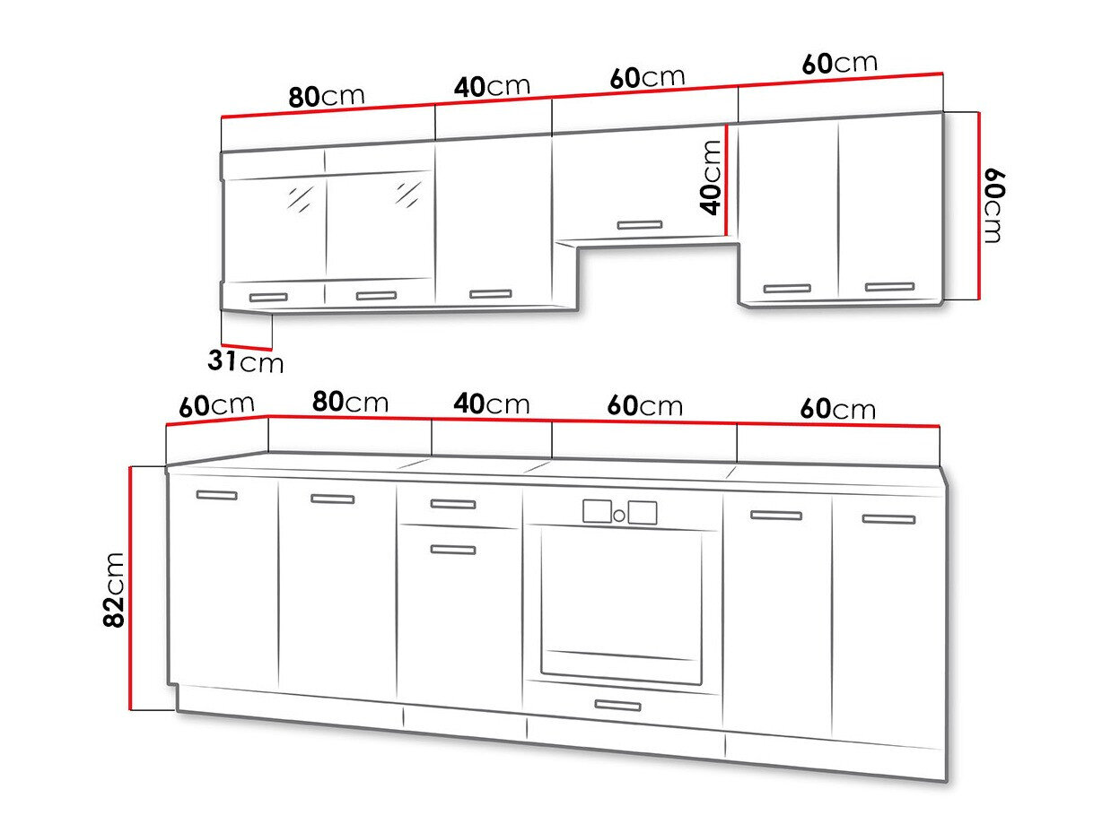 Køkkensæt Tucson 163