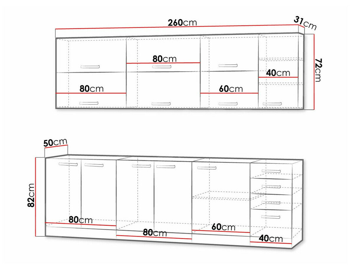 Modulkøkkensæt Multi Cream 123