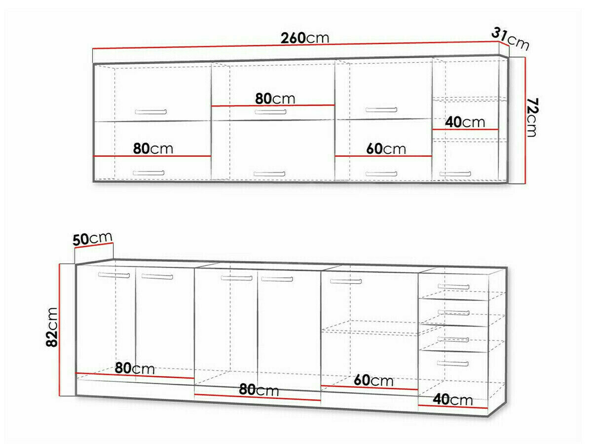Modulkøkkensæt Multi White 123