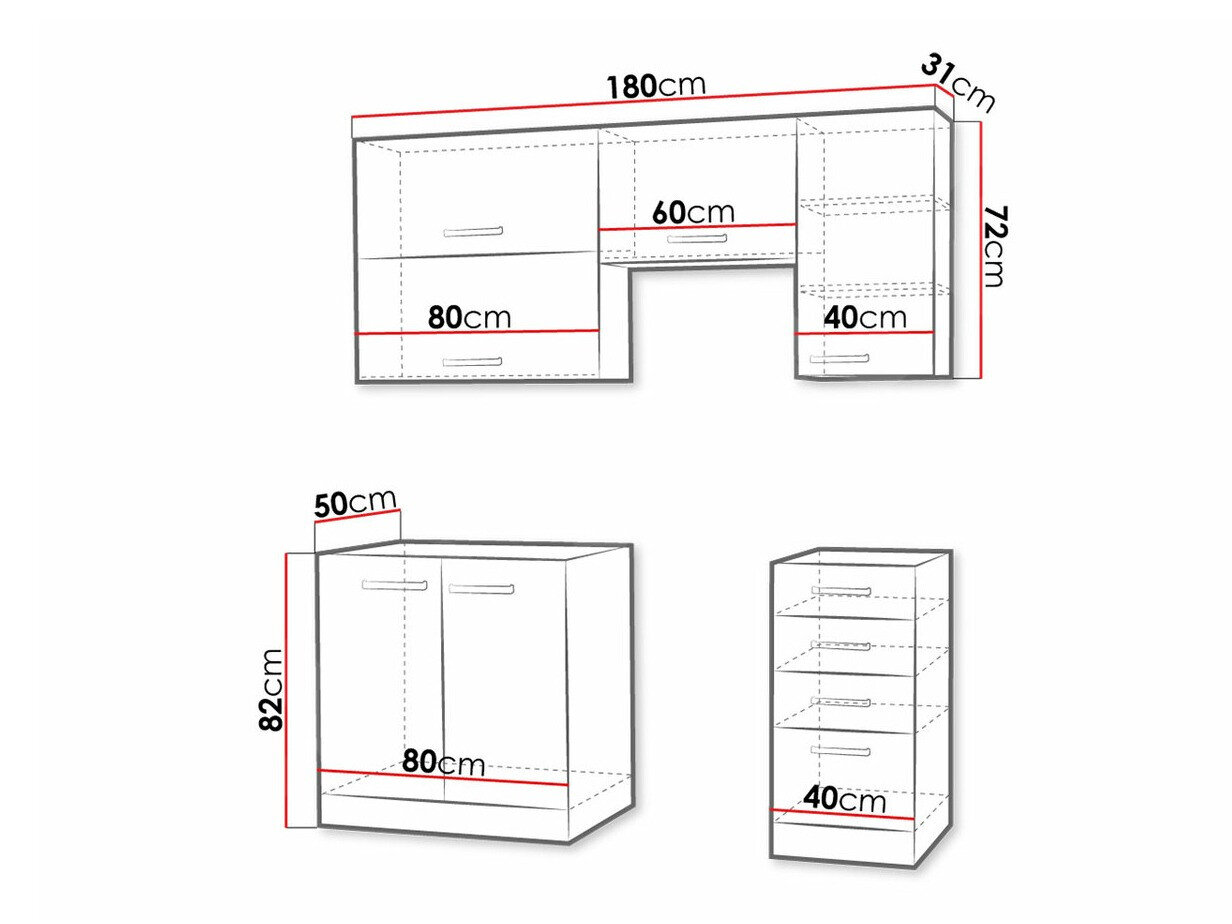 Modulkøkkensæt Multi White 125