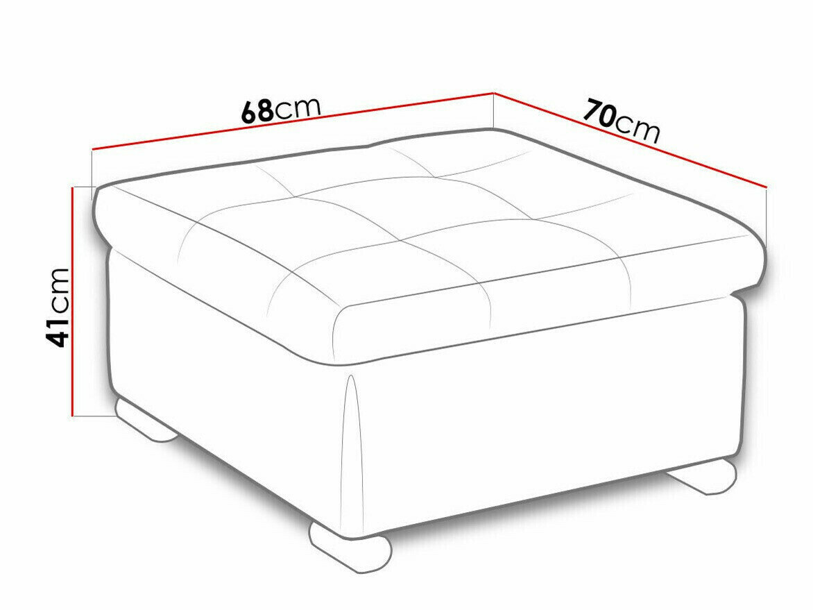 Puf Comfivo 115 (Magic Velvet 2216)